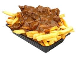 Groot friet stoofvlees